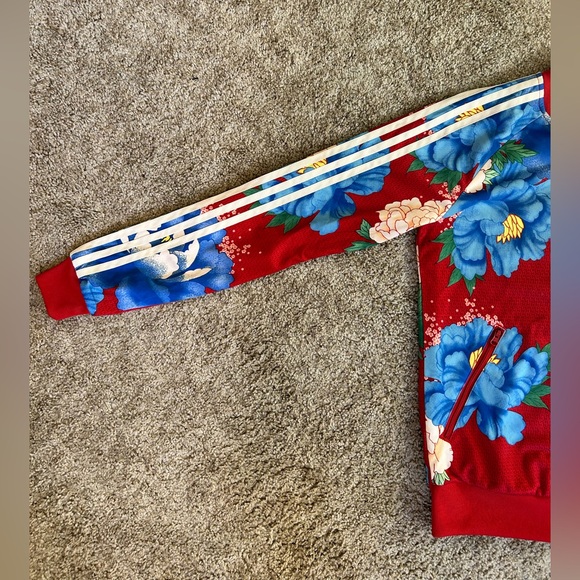 *Rare* Farm Rio x Adidas Originals Chita Floral Womens Track Jacket XS - Picture 6 of 15